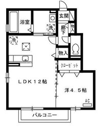 ミア　カーサ　Ｂ棟の物件間取画像